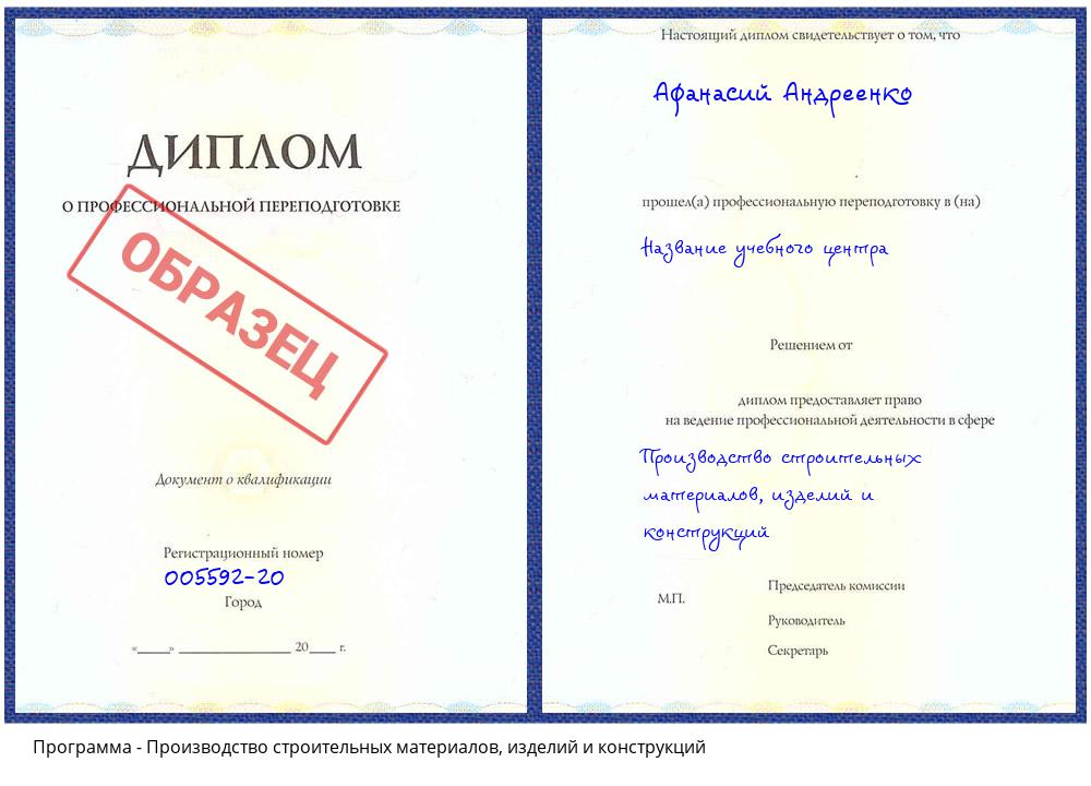 Производство строительных материалов, изделий и конструкций Азнакаево